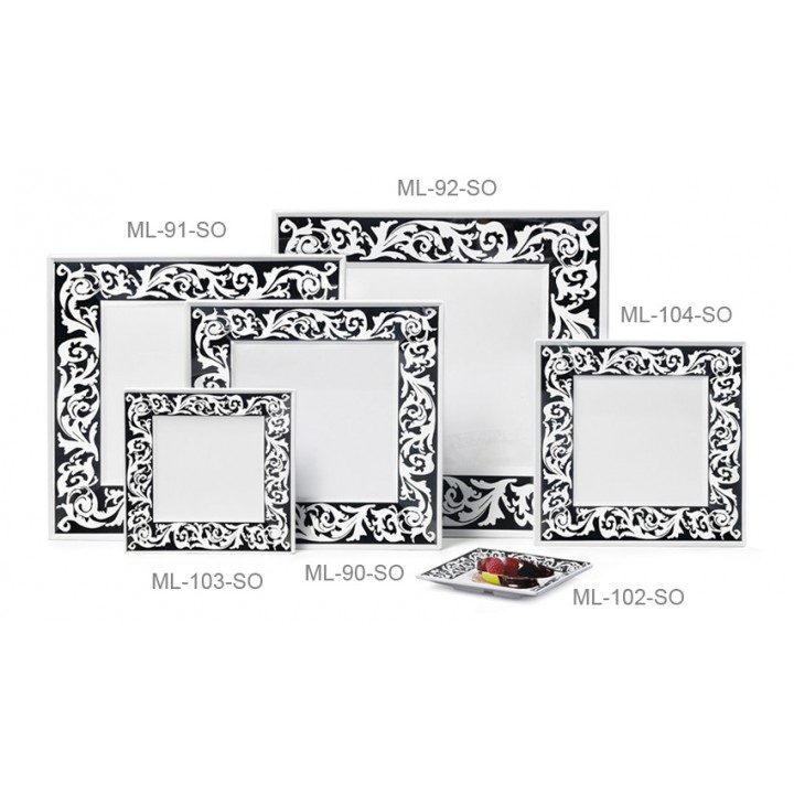 16'' Square Plate, Soho, Melamine  - 6/Case