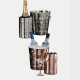 8.4 H Wine Cooler, S/S, Copper/Silver - 12/Case