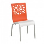 Stacking Chair, Tempo Orange - 12/Case