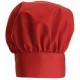 13" Chef Hat, Velcro Closure, Red - 24/Case