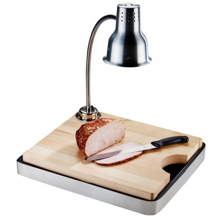 Cal-Mil 3037-55 Stainless Steel Carving Station (Lamp not included) - 1/Case