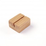 1.25"x1.2" Card Holder, Bamboo, Natural - 144/Case