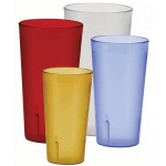 20 Oz. Pebbled Tumblers, Red - 24/Case