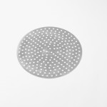 16" Perforated Pizza Disk - Hard Coat Anodized Aluminum - 24/Case