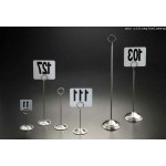 4" H Number Stand, S/S, Silver - 144/Case