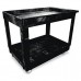 Black 2-Shelf 34x16' Utility Cart - 12/Case