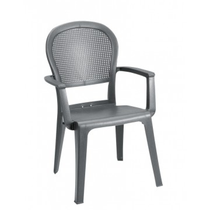 Seville Highback Armchair Charcoal - 12/Case
