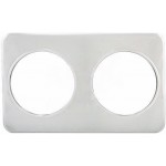 Adaptor Plate, Two 8.38" Holes, S/S - 10/Case