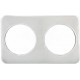 Adaptor Plate, Two 8.38" Holes, S/S - 10/Case