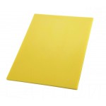 12" x 18" x 0.5" Cutting Board, Yellow - 6/Case