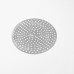 13" Perforated Pizza Disk - Hard Coat Anodized Aluminum - 24/Case
