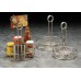Condiment Rack, Stainless Steel, Scroll Design, 6-1/4 Dia. 6-1/4 Dia.x9 H - 24/Case
