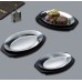 Sizzle Platter, Aluminum, 12-1/2 L 12-1/2 Lx9 W - 24/Case