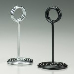 Number Stand, Stainless Steel, Chrome, Swirl, 8 H - 72/Case