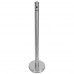 15" Smoker Pole, Brushed Stainless Steel, Chrome - 1/Case