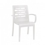 Stacking Armchair, Essenza White - 4/Case