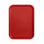 12" x 16" Fast Food Tray, Red - 12/Case