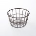 Basket, Wire, Bronze, Large 7 Top Diax4-1/4 H - 24/Case