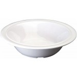 12 Oz. Soup/Cereal Bowls, Melamine, White - 12/Case