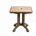 32" Folding Table, Square, Siena, Bronze Mist - 2/Case