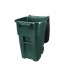 BRUTE® Rollout Container with Lid - 2/Case