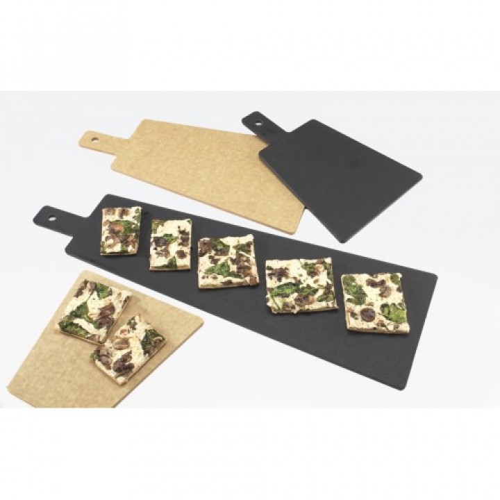 Cal-Mil 1535-16-13 Serving Board with Handle (12Wx8Dx.25H - Black)