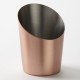 Fry Cup, Copper, Satin, Angled 12 Oz. 2-7/8 Dia.x4-1/2 H - 72/Case
