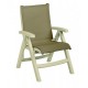 Folding Sling Chair, Belize Midback Taupe - 2/Case