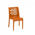 Stacking Chair, Essenza Orange - 4/Case