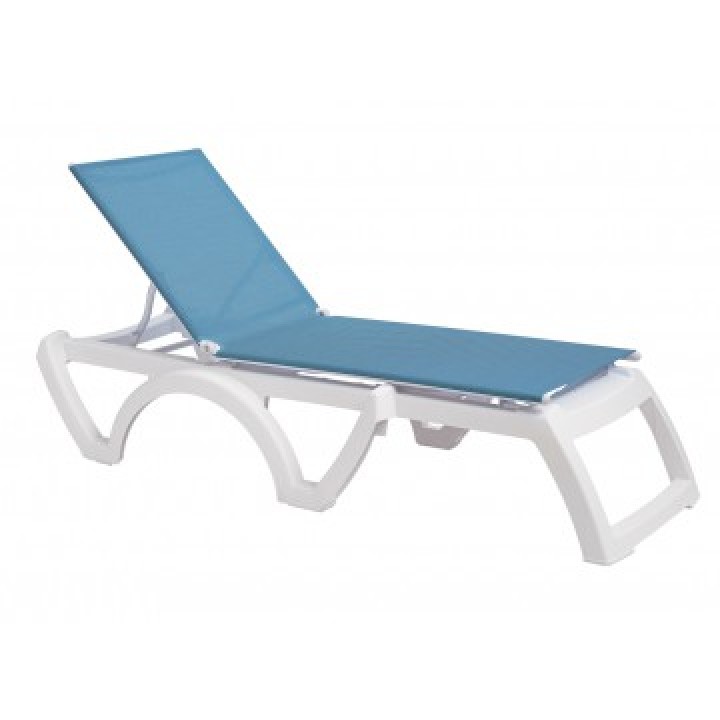 Calypso Adjustable Sling Chaise Sky Blue - 2/Case