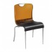Krystal Stacking Chair Amber - 12/Case