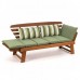 Garden leasure sofa-longer. Mahogany.
