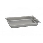 1/1 Size Steam Pan, 2.5", 25 Ga StraiGHT-Sided, S/S - 6/Case