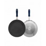 12" Induction Ready Fry Pan, W/ S/S Bottom, W/Sleeve, Alu, Non-Stick - 6/Case