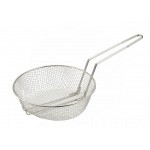 10" Culinary Basket, Medium Mesh, Nickel Plated - 12/Case