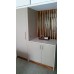 City tropics wardrobe with minibar and partition. HPL + raintree. Carcass - particle board.