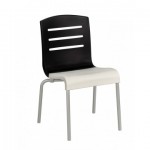 Stacking Chair, Domino Black - 12/Case