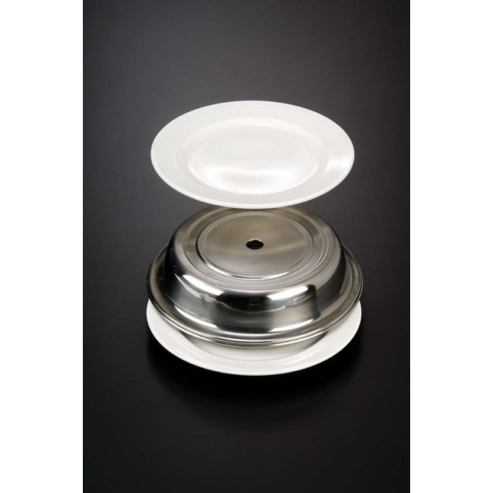 PLATE COVER, STAINLESS STEEL, ROUND, CUSTOM-FITTED, 7-13/16 DIA. TO 8-3/4 DIA. - 12/Case