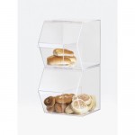 Cal-Mil 948 Classic Stackable Acrylic Food Bin with Divider