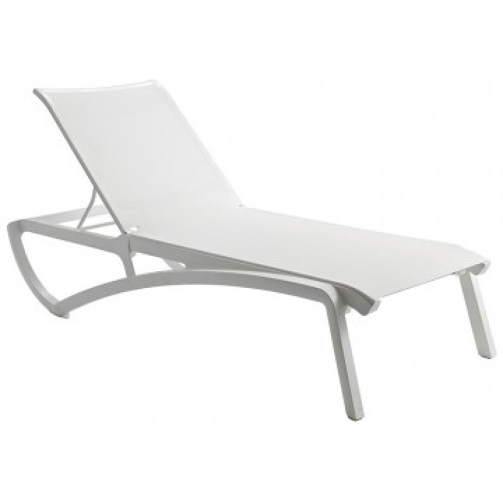 Sunset Chaise Lounge White/Glacier White - 12/Case