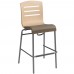 Domino Stacking Barstool Beige / Taupe - 12/Case