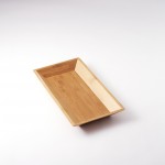 14.25"x7.5" Tray Rectangular, Bamboo, Brown - 6/Case