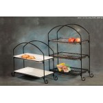 Stand, Rectangular, Two-Tier 23-3/8 Lx12-7/8 Wx23-1/2 H - 1/Case