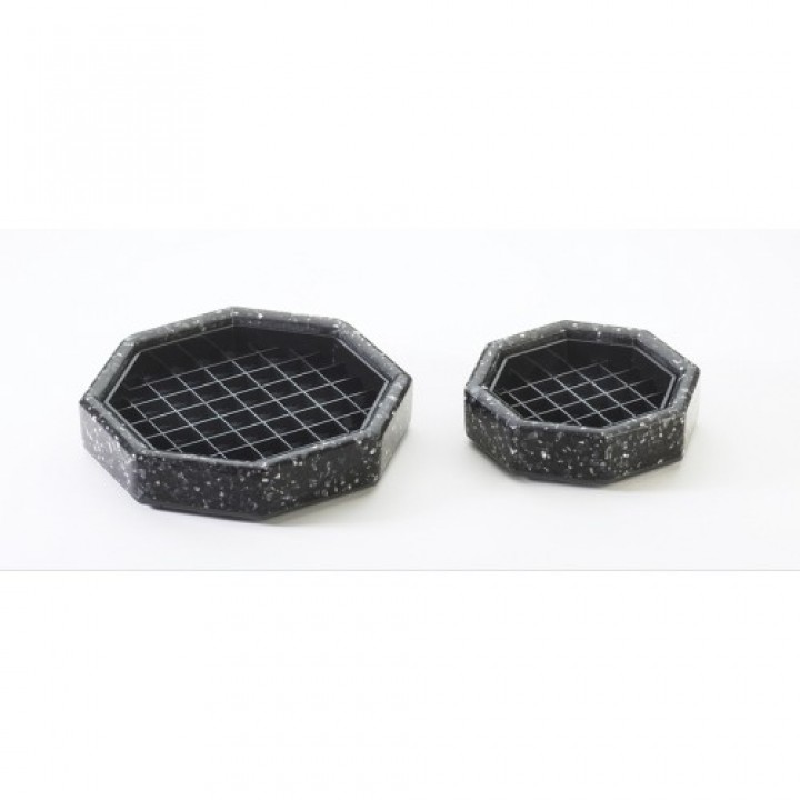 Cal-Mil 310-6-31 Stone Drip Trays (6Wx6Wx1H)