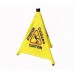 Caution Sign, Pop-Up Safety Cone - 12/Case