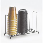 Cal-Mil 1229 Iron Cup/Lid Organizer (13Wx4.5Dx8.5H)