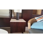 Square Side table. Style 300. Mahogany.