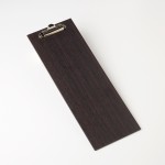 12.5"x4.5" Clipboard Menu Holder, Wood, Espresso - 48/Case