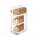 Cal-Mil 3021-55 Luxe Three Tier Bread Display (Stainless Steel)