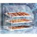 Euro Curve Bakery Case with Rear Door. Includes three 35.6 x 45.7 trays